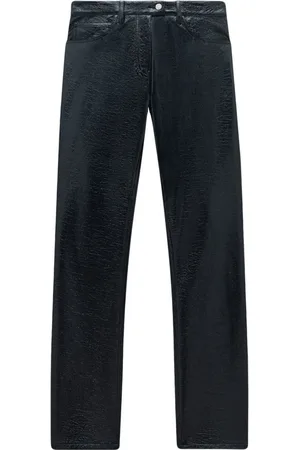 Courrèges Vinyl slim-cut trousers