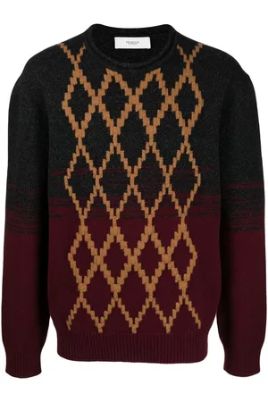 PRINGLE OF SCOTLAND Argyle-pattern wool jumper