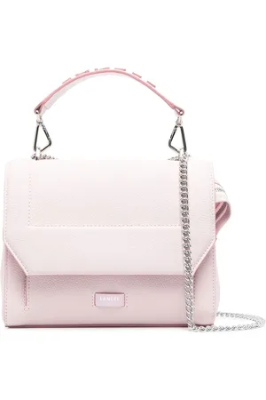 LANCEL Logo-lettering leather tote bag