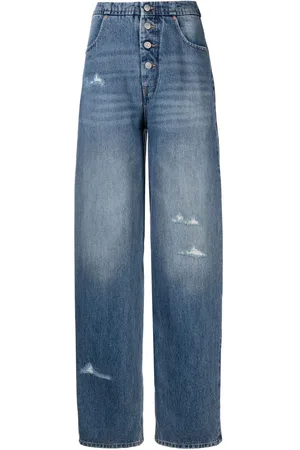 Maison Margiela Distressed straight-leg jeans