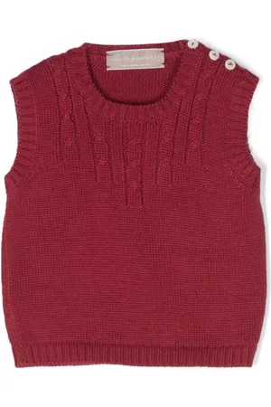 LA STUPENDERIA Cable-knit cotton-cashmere blend vest