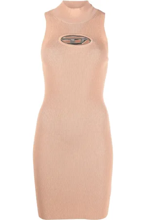 Diesel M-Onerva logo-plaque dress