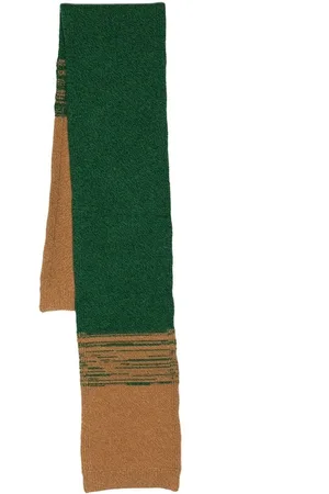 PRINGLE OF SCOTLAND Two-tone knitted scarf