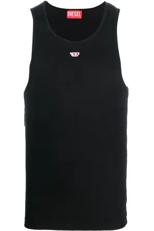 Diesel T-Lifty-D logo-embroidered tank top