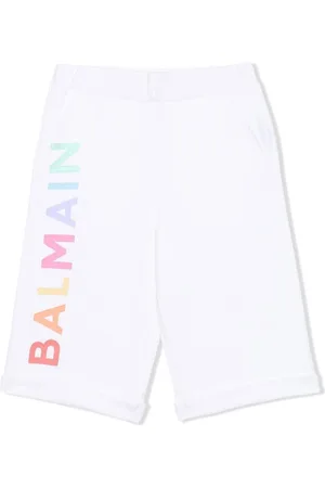 Balmain Logo-print jersey shorts