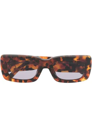 Linda Farrow X The Attico Marfa tortoiseshell sunglasses