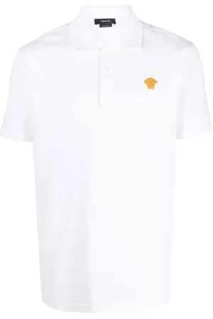 Versace monogram-pattern Jacquard Polo Shirt - Farfetch