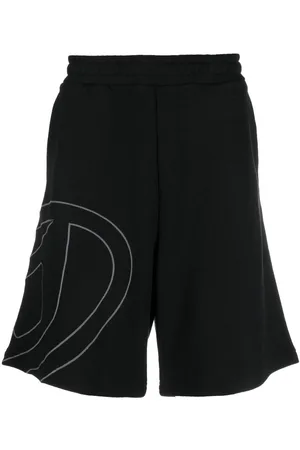 Diesel P-Crow Megoval cotton shorts