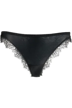 MAISON CLOSE Lace-trim detail briefs