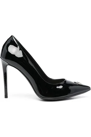 Philipp Plein Patent 100mm leather pumps