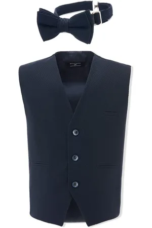 M. Moustache Textured waistcoat set