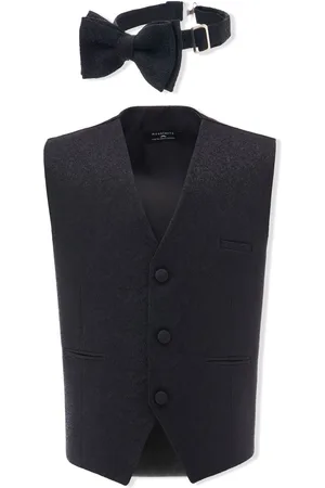 M. Moustache Floral-jacquard waistcoat set