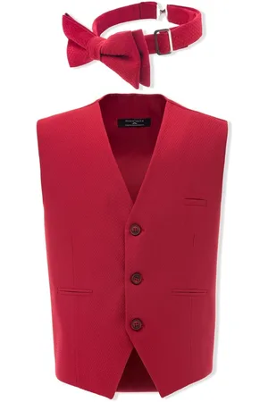M. Moustache Textured waistcoat set