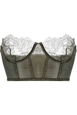 Maison Close lace-detail Bustier Bra - Farfetch