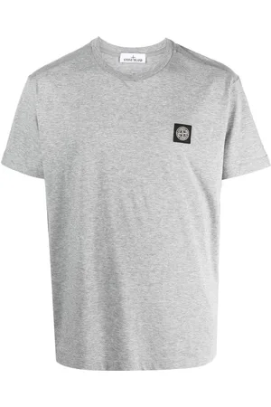 Stone Island Logo-patch short-sleeve T-shirt