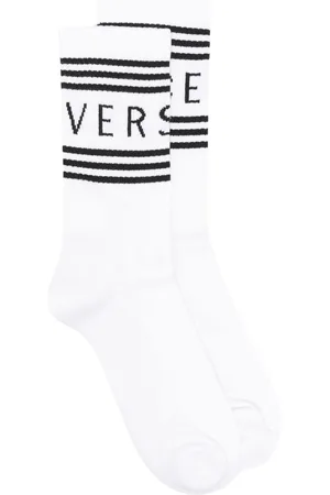 VERSACE 90s Vintage Logo socks