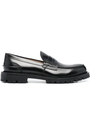 Scarosso Chunky-soled leather loafers