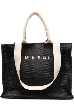 Marni Embroidered-logo tote bag