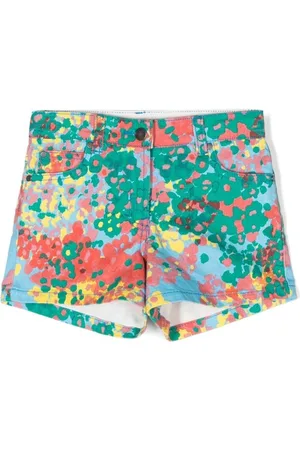 Stella McCartney Abstract-print short shorts