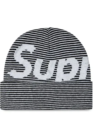 Black Supreme Beanie Hat