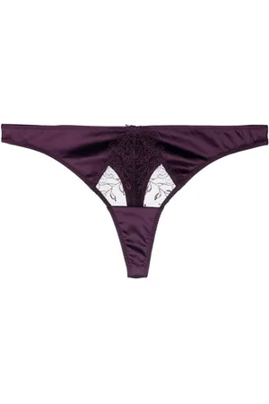 MAISON CLOSE Villa Satine lace thong