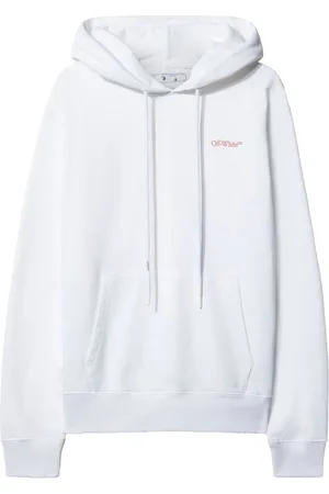 Off-White Off White Diagonal Arrow Slim Hoodie White