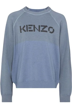 Kenzo Two-tone logo-print sweatshirt