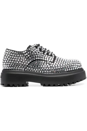 Le Silla Ranger crystal-embellished Derby Shoes - Farfetch