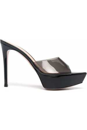 Gianvito Rossi Betty 120mm transparent mules