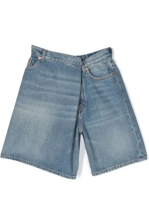 Maison Margiela Logo-patch denim short