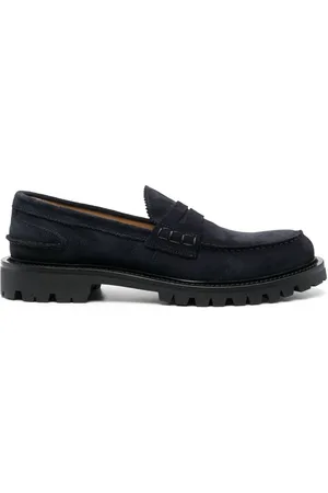 Scarosso Chunky-soled suede loafers