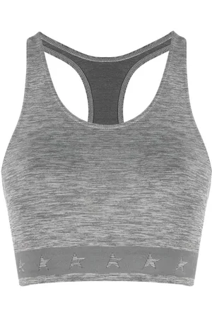 Golden Goose Logo-underband racerback crop top