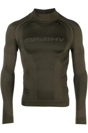 MISBHV Logo-print slim-cut T-shirt