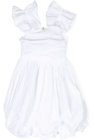 Twin-Set Puff-skirt sleeveless dress