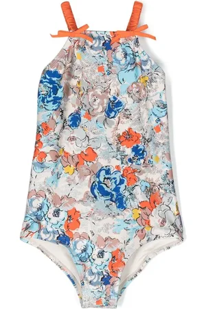 ZIMMERMANN Floral-print stretch swimsuit