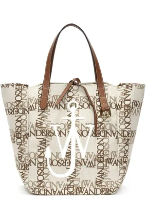 J.W.Anderson Cabas logo-grid tote bag