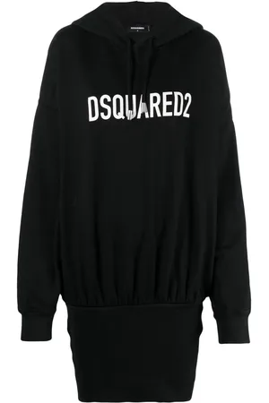 Dsquared2 Logo print hooded dress