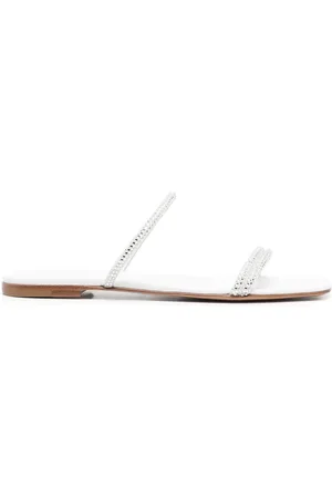 Gianvito Rossi Cannes leather slip-on sandals