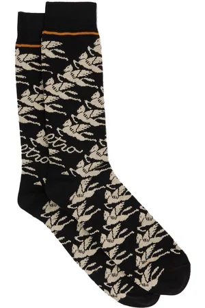 Etro Pegaso-print knit socks