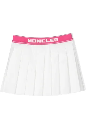 Moncler Logo-waist pleated skirt