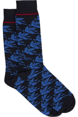 Etro Pegaso-print knit socks