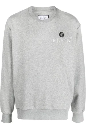 Philipp Plein Logo-plaque crew neck jumper