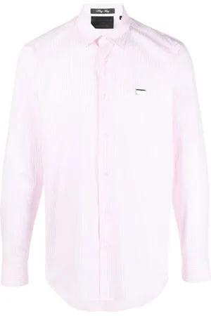 Philipp Plein Graphic-print striped shirt