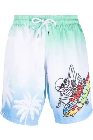Philipp Plein Graphic-print swim shorts