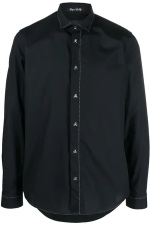 Philipp Plein Contrast stitch shirt