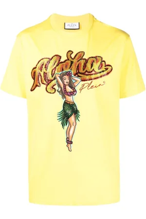 Philipp Plein Graphic-print crystal-embellished T-shirt