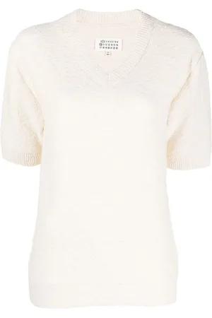 Maison Margiela Nostalgic boucl??-knit jumper