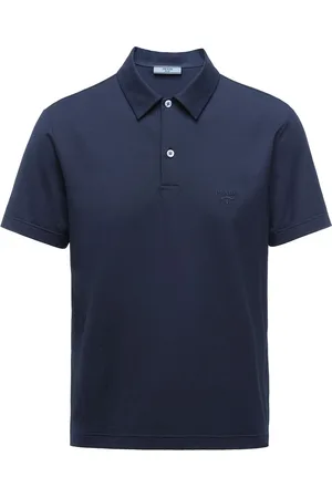Prada Embroidered logo polo shirt