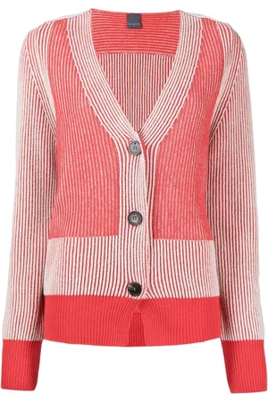 LORENA ANTONIAZZI Ribbed button-up cardigan