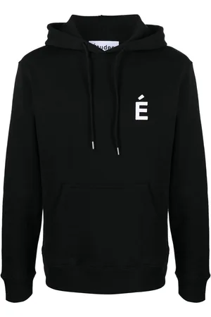 Etudes Logo-print pullover hoodie